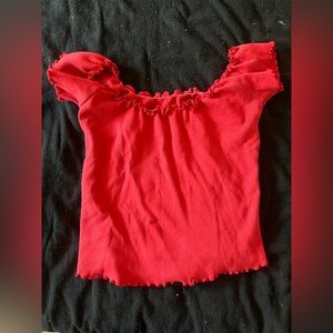 Pacsun, off the shoulder crop top